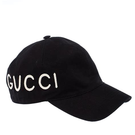 gucci hat all black|Men's Black Gucci Hats .